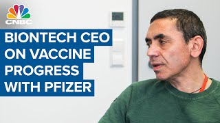 BioNTech CEO on vaccine progress with Pfizer [upl. by Pietje394]