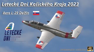 Aero L29 Delfín 🇸🇰 ▲ Košice Airshow 2023 [upl. by Greenes117]