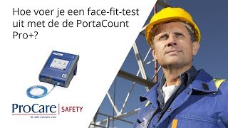 Facefittest oefeningen TSI PortaCount Pro model 80308038 [upl. by Annaiv]