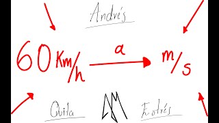 Expresar 60 kmh a ms CONVERSION DE UNIDADES [upl. by Sremmus]