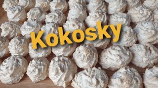 Vynikající Kokosky 👌Vánoční cukroví 🎄 Super kokosky [upl. by Anyahc]