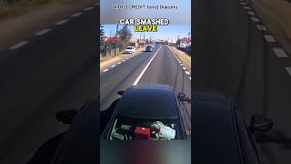 Road Rager Brake Checks Semi Truck amp Regrets It Immediately [upl. by Bernj]