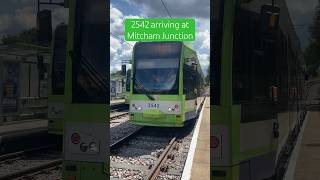 London Tramlink 2542 arriving at Mitcham Junction [upl. by Dent857]