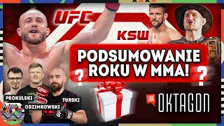 GAMROT CZY RĘBECKI ISLAM CZY STRICKLAND UFC KSW I FEN PODSUMOWANIE 2023 ROKU W MMA OKTAGON LIVE [upl. by Bunch]