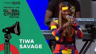 Tiwa Savage Performs “All Over”  Global Citizen Festival Mandela 100 [upl. by Mycah]