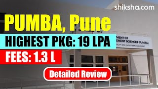 PUMBA MBA Review  Fees Admission Placements Cutoff [upl. by Rodd]