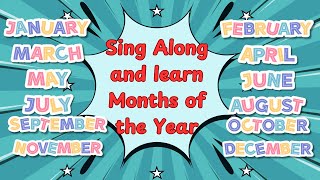 The Month Song  Learn the 12 Months of the Year 🎶 twelve months song [upl. by Am657]