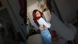 Summer hair vs Fall hair ootd haircolor fallhaircolor summerhaircolor outfit redhair [upl. by Nathanael]