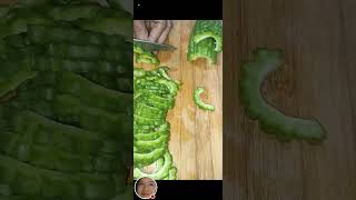 Nilda Basilio is Live Slicing Ampalaya Bitter melon [upl. by Kristi18]