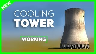 Working of Cooling Tower  Nuclear Power Plant [upl. by Editha]