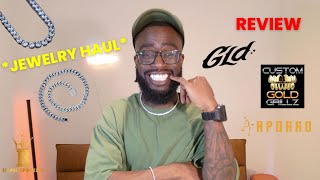 Jewelry Haul GLD Aporro Custom Gold Grillz amp Hip Hop Bling  How To Style Men’s Jewelry 2024 [upl. by Arlene823]