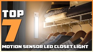 Top 7 Best Motion Sensor Led Closet Lights in 2024  Detailed Reviews amp Buyers Guide [upl. by Macmullin]