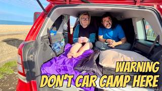 Stealth Car Camping in East Sussex in our Zafira Car Camper [upl. by Giarg635]