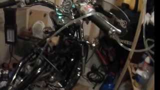 Garage honda shadow vt 600 caruberator synchronization [upl. by Barnabe525]