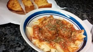 Mostaccioli And Meatballs [upl. by Dnilasor]