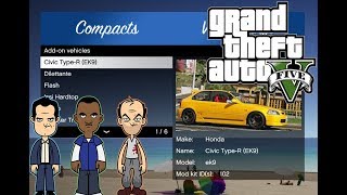 GTA 5  วิธีลง AddOn Vehicle Spawner [upl. by Nylra]