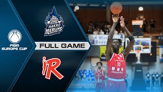 HAKRO Merlins Crailsheim v Unahotels Reggio Emilia  Full Game  FIBA Europe Cup 202122 [upl. by Gosser]