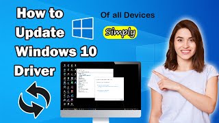 How to Update Driver in Windows 10 💻 [upl. by Ihsorih216]