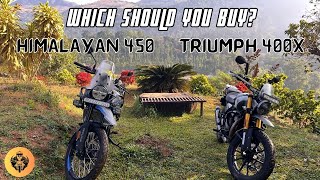 HIMALAYAN 450 vs SCRAMBLER 400X  Which one to buy [upl. by Gillette]