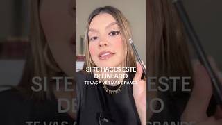 Delineado para principiantes 🤍👀 maquillaje makeup makeuptutorial delineado [upl. by Nahtanhoj]