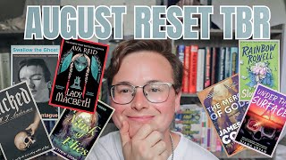 August TBR and reset  video plans and hopes for August reading [upl. by Gaves]