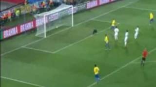 Brasil Vs Chile 30 Goals amp Full Highlights octavos final Mundial Sudafrica 2010 [upl. by Notsag]