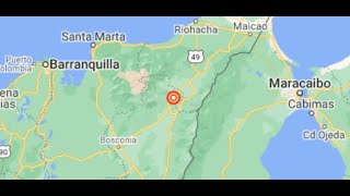 Temblor en Colombia se reportó un sismo de magnitud 50 con epicentro en Valledupar [upl. by Anertac]