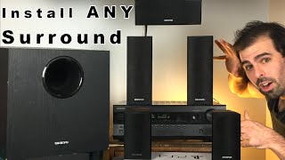 How to Set Up Surround Sound  ONKYO Receiver Review [upl. by Yleoj]