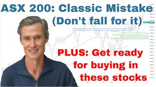 ASX 200 Dont Fall For This Classic Mistake Many Do  Stock Market Technical Analysis [upl. by Isoais]