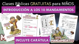 🔴📜LOS DIEZ MANDAMIENTOS DE DIOS CLASE PARA NIÑOS CRISTIANOS📖  💥INTRODUCCIÓN  ÉXODO 20 💥 CLASE N° 1 [upl. by Handal]