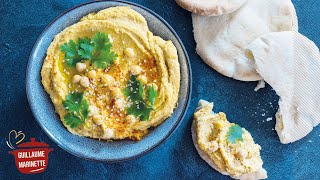 HOUMOUS comment faire  Recette facile et rapide apéro tuto [upl. by Yelnet]