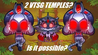 Can you get 2 VTSG Temples in 1 Coop Game  BTD6 [upl. by Tymes]