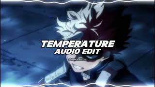 Temperature  Sean Paul  Audio Edit [upl. by Kcirneh]