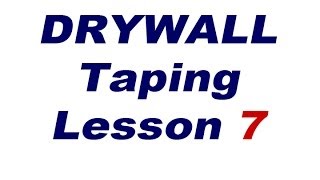 Drywall Taping Lessons Lesson 7 Filling large gaps with confil filler [upl. by Melba]