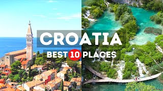 Amazing Places to visit in Croatia  Travel Video [upl. by Wordoow]