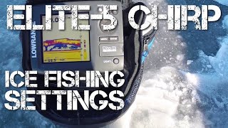 Lowrance Elite5 CHIRP Ice Machine [upl. by Mignon]