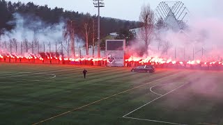 Ostatnie pożegnanie Zbigniewa Rybaka legendy kiboli i rugby Arki Gdynia [upl. by Ocnarf]