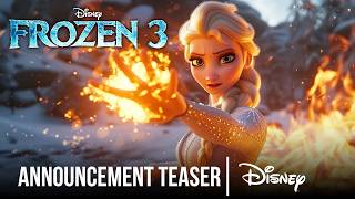 FROZEN 3 2027 Teaser Announcement  Disney D23 Expo [upl. by Lavinie]