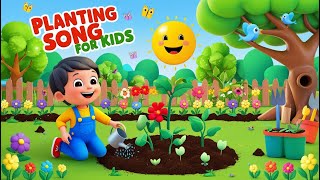 Planting Seeds Song for Kids 🌱  Fun Gardening Nursery Rhyme  Learn How to Grow Plants [upl. by Droffig]