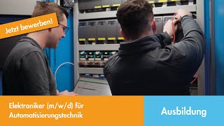 Ausbildung als Elektroniker mwd für Automatisierungs und Systemtechnik  SCHARR [upl. by Seidel]