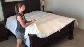 How To Put A Duvet Cover On Easily [upl. by Joel]