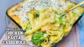 Delicious Chicken Broccoli Pasta Casserole [upl. by Enelehs]