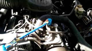 1998 Dodge Durango how to recharge AC [upl. by Nohsad]