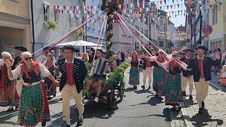 Historischer Festumzug in Weikersheim an der Kerwe 2024 [upl. by Sug496]