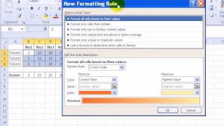 Highlight Winning Lottery Numbers With Excel Conditional Formatting [upl. by Christan662]