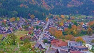 Shirakawago in Autumn  This village is one of Japans Most Beautiful Villages [upl. by Aliet]