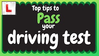 Top tips to pass your driving test [upl. by Yug]