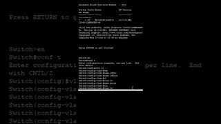 Fast cisco switch configuration Part I [upl. by Xenos]