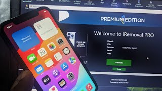 bypass iPhone XRXS1112131414plus with signal  IRemoval PRO  ios 177 [upl. by Anceline]