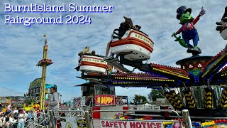 Burntisland Summer Fairground July 2024 [upl. by Oivat251]